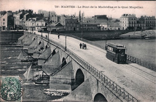 Cpa nantes pont - cpa, 44